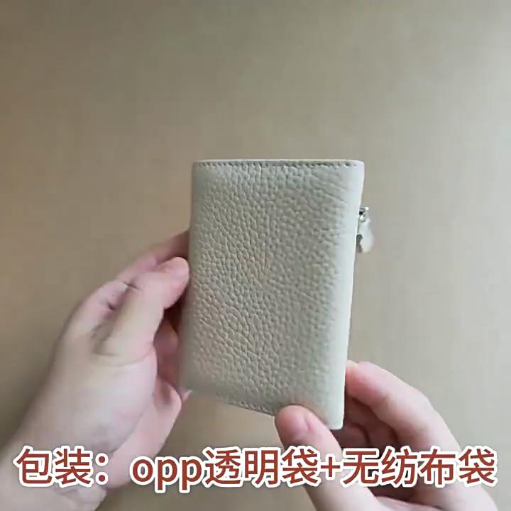 RFID Blocking Trifold Wallet Men Women Anti Theft PU Leather Short Wallet Large Capacity Card Holder Zipper Coin Purse