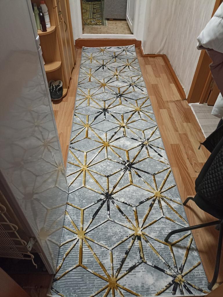 Купить Серо-золотой мраморный ковер: Мягкий, моющийся, универсальный ...