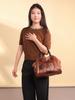 Retro Handmade Women's Handbag For Ladies Leather Should Bags Bohemian Style Soft Boston Luxury Handbags