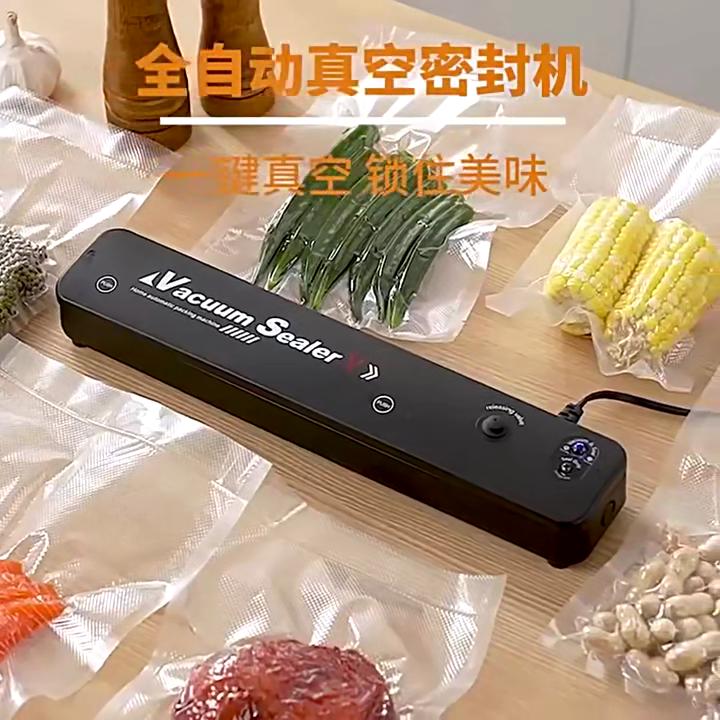 Sigillatrice Sottovuoto per Alimenti Domestica Indicatore LED Domestico Sistema di Sigillatura Automatica ad Aria con un Solo Click Strumento di Sigillatura per Alimenti Sacchetti Secchi e Freschi Sigillatrice