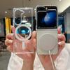 Cases For Samsang Z Fold6 5G For Magsafe Magnetic Transparent Phone Case For Galaxy Z Fold 6 5 4 3 Wireless Charging Magsafing Tough Shockproof Cover