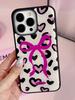 iPhone case Resin anti-drop Art design For HUAWEI mate60pro Leopard print heart
