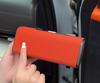Anti-scratch Car Organizer Storage Box for Sun Visor Shockproof Protective Eyeglasses Case with Soft Velvet Glasses Lining Magnetic Lock Large
