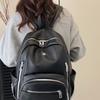 Soft Leather Backpack Women's Multi-Functional Travel Backpack