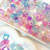 190pcs/bag ABS Color Gradient Pearl Beads Random Mixed Shapes for DIY Jewelry Making Accessories