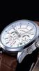CRRJU-2212L Reloj cronógrafo de seis pines con cinturón Reloj de moda para hombres Reloj de negocios para hombres
