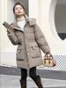 Fashion Winter Coat Female Long Parkas Hooded Loose Thick Warm Women's Jackets