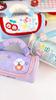 Oxford Cloth Cute Clover Pencil Case With Embroidery Large Capacity For Students And Office