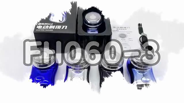 Vylepšený elektrický mini holicí strojek pro muže Cestovní kapesní holicí strojek s digitálním displejem Omyvatelný dobíjecí zastřihovač vousů na obličej Břitva na vousy