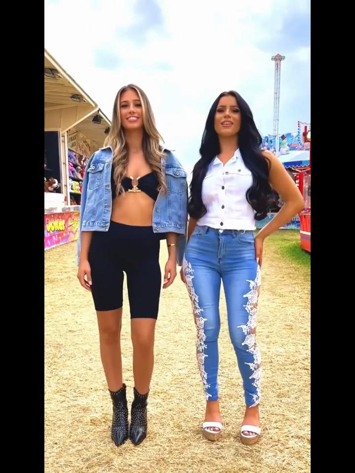Stilige damejeans med blondeutskjæring og kontrastfarget slim fit, elegante, stretchy, skinny bukser med høy midje, trendy fritidsklær