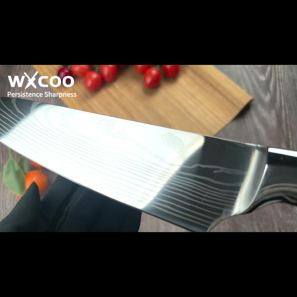 Kitchen Knives Set Damascus Chef Knife Professional Boning Knife Japanese Santoku Meat Cleaver Knife Kitchen Supplies