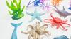 Stunning Mini Ocean Animal Figurines Set Featuring Dolphin Turtle Crab Octopus For All Ages