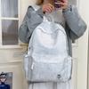 Embroidered Letter Student Schoolbag Women's Large Capacity Lightweight Backpack