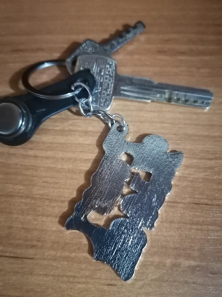 Pussy Wagon Keychan Kll Bll Move tem Replca Keychan Quentn