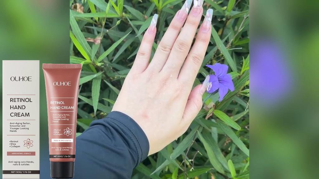 OUHOE Retinol Hand Cream with Shea Butter for Hydration