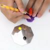 1Pc Professional 2 Ways Nail Art Dotting Pen Plastic Swirl Wood Marbleizing Steel Dotting Rhinestones Manicure Tools