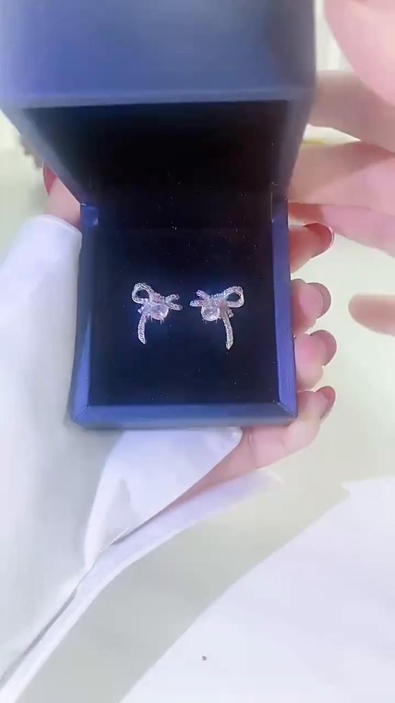 Lindon 925 prata esterlina moissanite zircão brincos para presentes de festa de casamento feminino