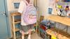 Large Capacity Backpack College Style Color Contrast Backpack Junior High School Students' Large Capacity Schoolbag