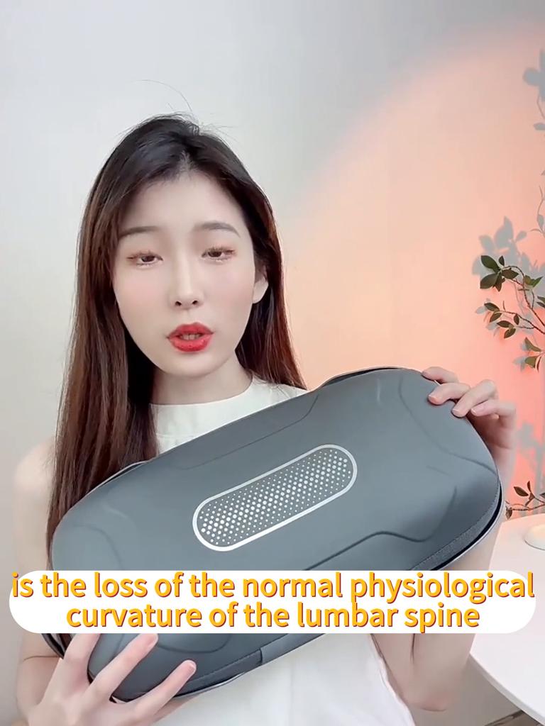 2023 Lumbar Massager For Pain Relief  Adjustable Intensity EMS Vibration Intelligent Electric Inflatable Back Posture Corrector
