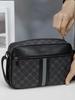 GOLF Shoulder Bag, Crossbody Bag with Multiple Compartments, Water-Resistant, Business and Commuter Bag for Phone And IPad, Black, 255*70*180mm