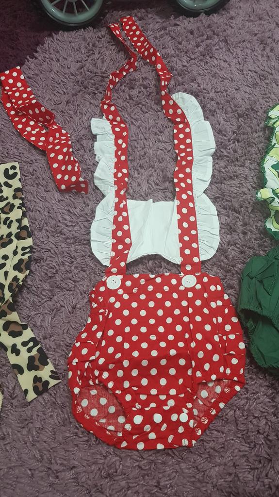 Combinaison Bébé Fille 56 - Barboteuse Ample Sans Manches Bretelles Spaghetti, Pantalon Long Décontracté