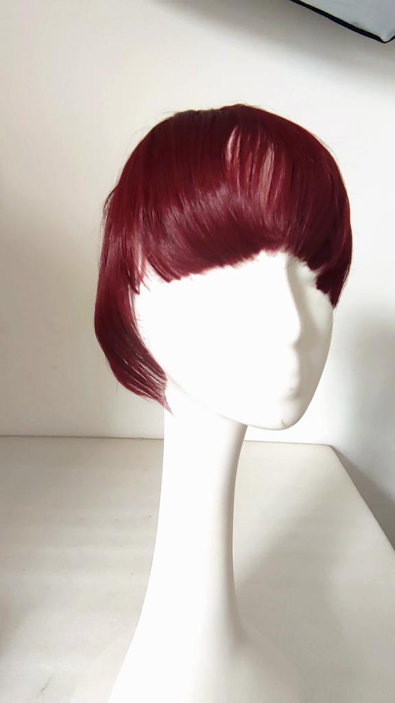 Hair Bangs Blunt-Bang Clip On Hair Extension False Fringe Women's Hairpieces