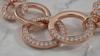 Rose Gold Plated Stone Studded Jewellery Set