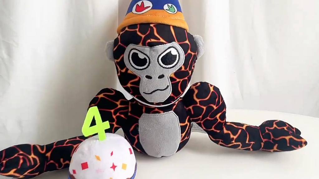Gorilla Tag Monke Plüschfigur Mit Kurzem Plüschstoff Für Wohnaccessoires