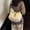Crossbody Bag Women's Large Capacity Dumpling Bag Solid Color Shoulder Bag Student Class Bag