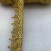 4m/13.12ft Lace Gold Silver Curtain Trim Ribbon HanMade DIY Sewing Sequin Accessory Wedding Craft Clothes Party Decoration Ties Big Wide 2cm Wide