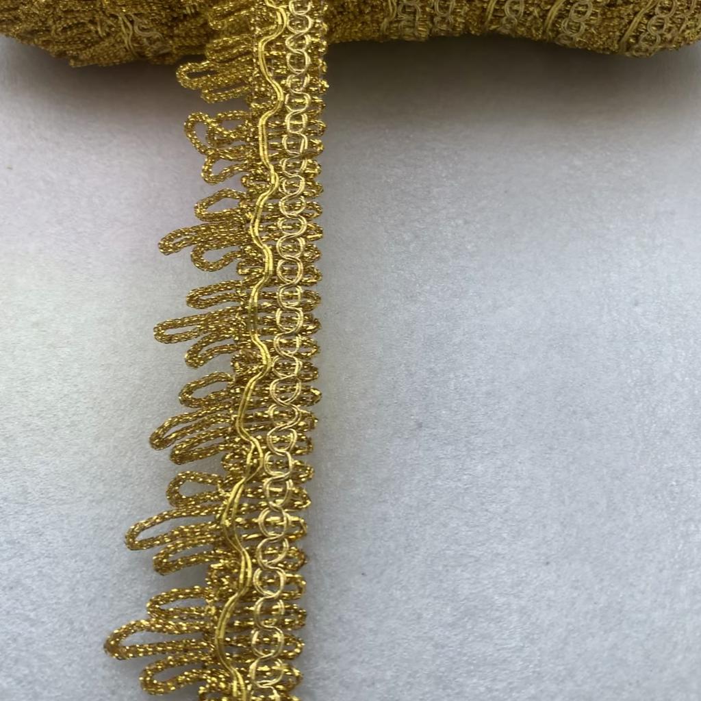 4m/13.12ft Lace Gold Silver Curtain Trim Ribbon HanMade DIY Sewing Sequin Accessory Wedding Craft Clothes Party Decoration Ties Big Wide 2cm Wide