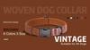 Custom Dog Collar Dog Durable Nylon Dog Collars Free Engraved Pet Name Buckle Necklace Adjustable for Small Medium Large Dogs