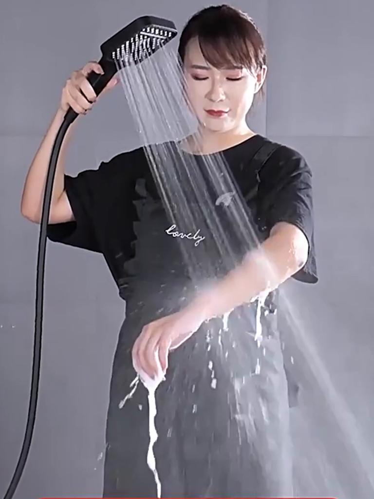 High Pressure Shower Head with Handheld 7 Spray Modes shower head, detachable  high pressurewith Stainless Hose and Adjustable Mount hand held