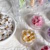 Acrylic Imitation Pearl Color Preservation Cream Lily Orchid Charms Pendant For Jewelry Making Accessories