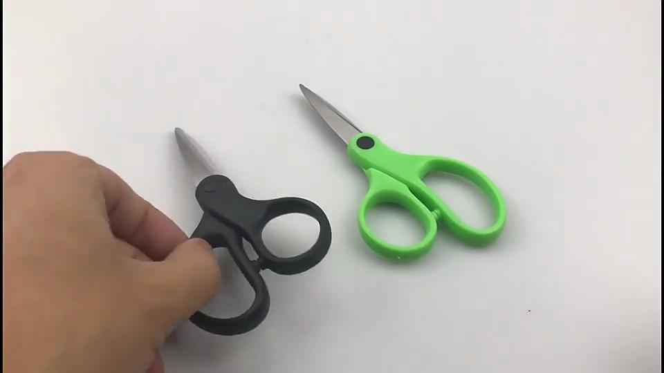 Stainless Steel Multipurpose PE Fish Line Fishing Shears PP Handle Household Small Scissors Offshore Angling Tools for Fisherman