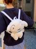Cute Cartoon Crayon Shin Chan Boochan Dog Rabbit Plush Backpack For Daily Use And Kids