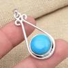 Piatră Prețioasă Turcoaz Albastru Handmade Argint Sterling 925 Bijuterii Charm Pandantiv Cadou Pentru Mamă
