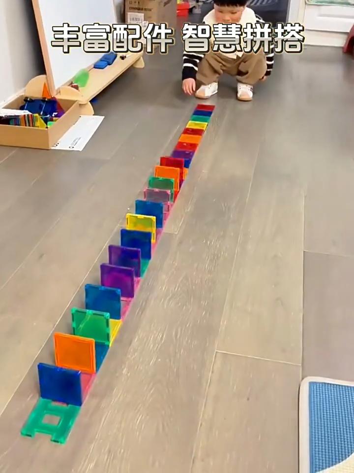 Desire Deluxe Magnetic Building Blocks, 98 Pieces, Construction Building Blocks Set, for Children 2-8 Years, Educational Toy for Girls and Boys,