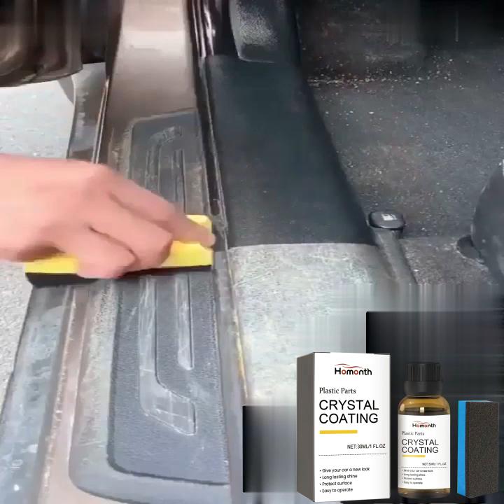 Homonth car interior refurbishment kit, instrument panel, wax, plastic cleaning, coating, glazing, daily maintenance 1set