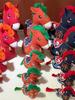 Fortune Horse Plush Toy With Embroidery And Bell For Yearend Decorations And Kids Play