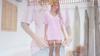 Womens Cotton V Neck T Shirt Short Sleeve Oversized Boyfriend Tunic Tee