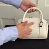 Mini Boston Bag with Dual Top Handles and Detachable Shoulder Strap for Elegant Daily or Evening Use