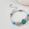 Popular Jewelry Versatile Turquoise Handmade Bracelet Popular Butterfly Turtle Bracelet Jewelry