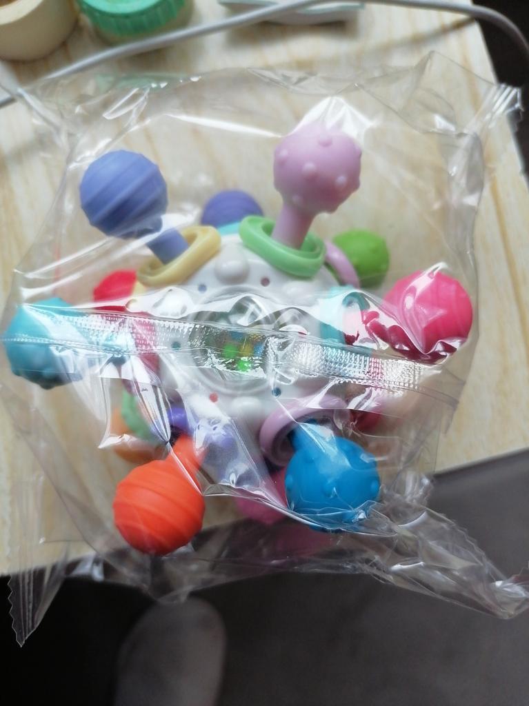 Juguete Sensorial De Dentición Y Sonajero Para Bebés De 0 A 18 Meses – Anillo De Silicona Educativo Tipo Montessori
