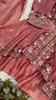 Vibrant Flora Embroidered Peplum & Sharara Suit Set