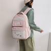 College Style Student Schoolbag Color Block Women's Lightweight Large Capacity Backpack