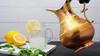Engraved Copper Pitcher With 2 Liters