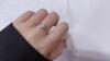 Lindon Classic Copper Alloy Zircon Ring Ladies Jewelry Wedding Promise Party Gift
