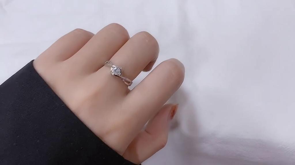 Lindon Classic Copper Alloy Zircon Ring Ladies Jewelry Wedding Promise Party Gift