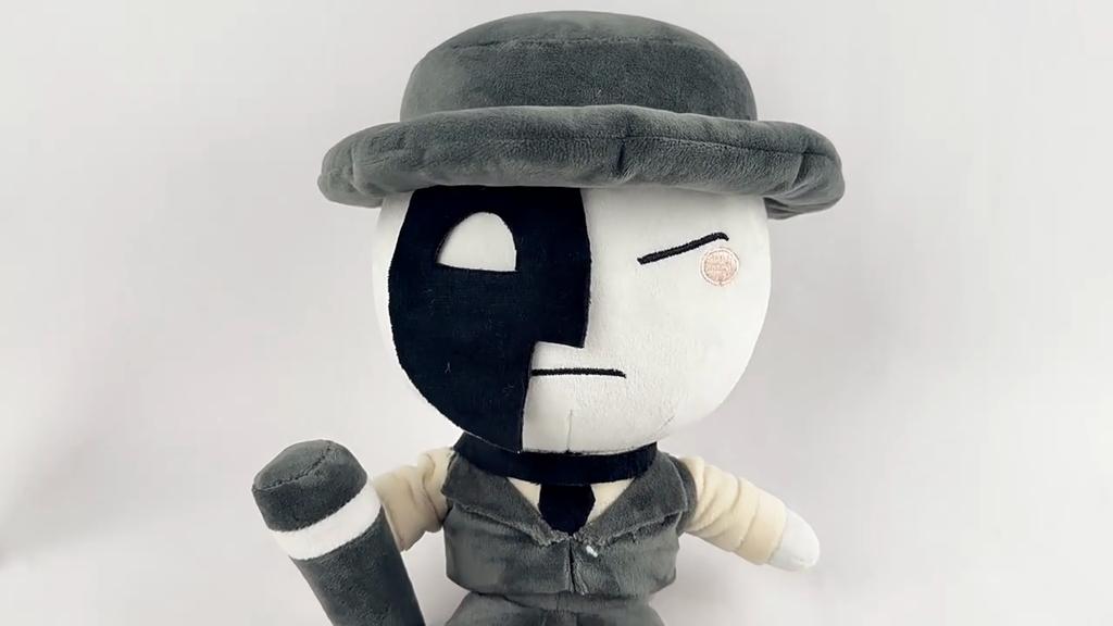 Artful Plush Die of Death Roblox Game Character Stuffed Doll Soft Plush Toy Cute Detective Outfit Figure Collectible Gift for Kids Game Fans
